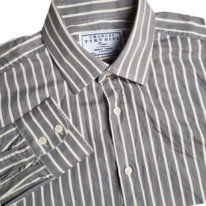 Charles Tyrwhitt‎ 16.5 / 32 Classic Fit Striped Dress Shirt Jermyn Street London